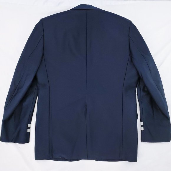Golden Arrow Vintage Blazer Aviation Pilot Sport Jacket Navy Blue Size 38 R - Picture 3 of 5